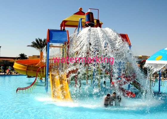 OEM Interactive Indoor / Outdoor Children Aqua Playground Water Park 240m2