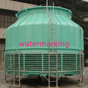 De rond-gevormde Koeltoren van FRP met Met geringe geluidssterkte, Geschikt voor Industriële WaterAirconditioner