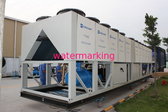De grote Luchtstroom R134a 939.9 kW Lucht koelde Waterharder voor Hvac-Airconditioningssysteem