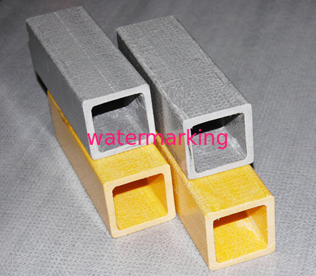Pultrusion de Glasvezelbuizenstelsel 100*100*8mm van de Fiberglasfrp Vierkant Buis